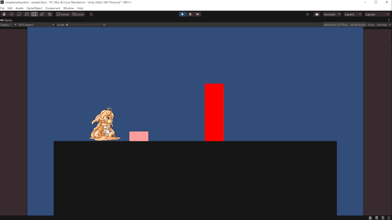 Unityでstaticイベントでドアを開けるプログラム あのゲームの作り方web版