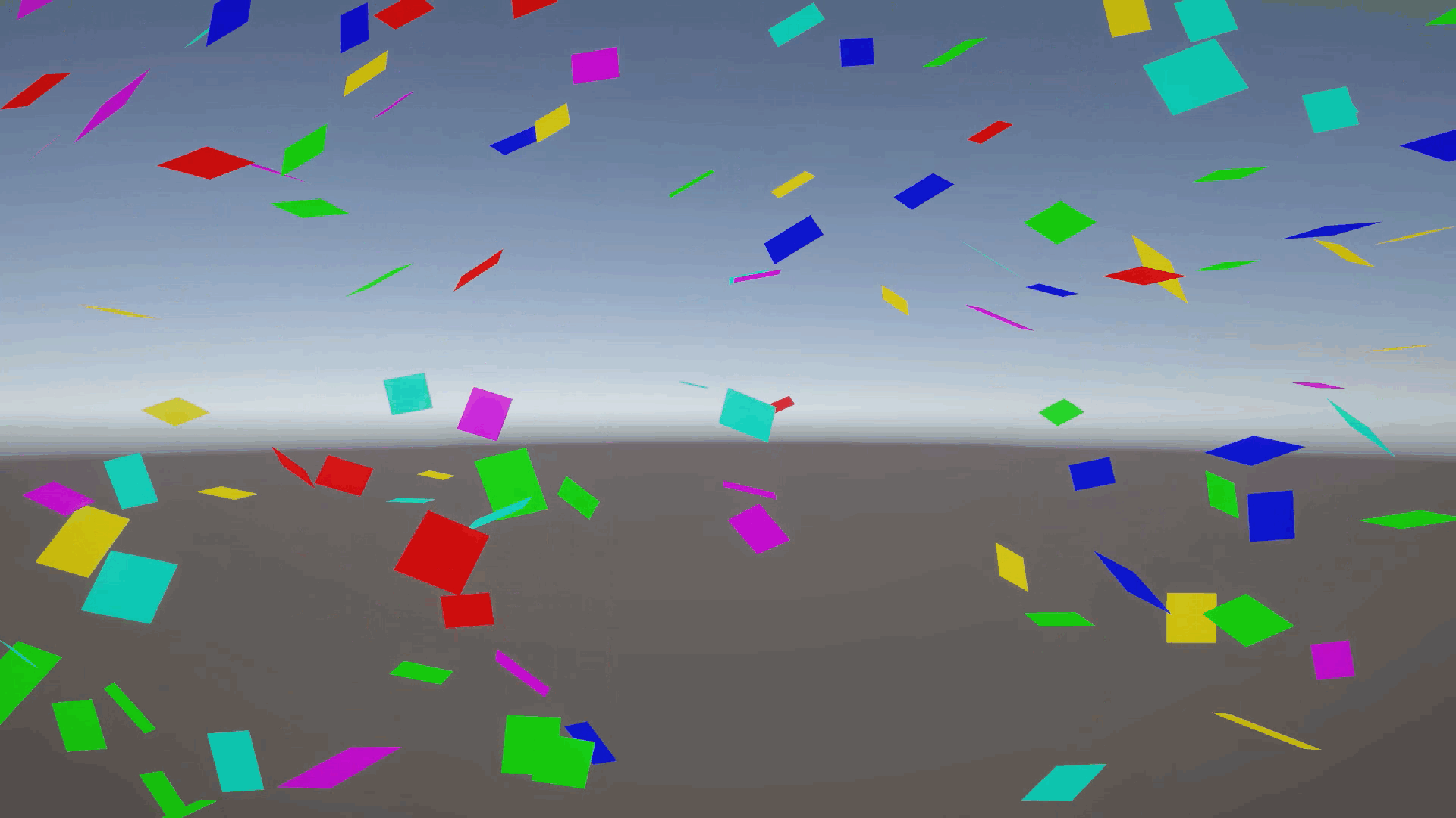 Unity]紙吹雪のエフェクトを作る【ParticleSystem-VFX-Confetti 